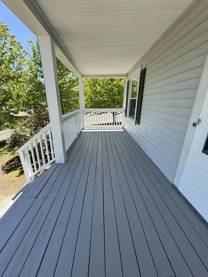 Deck refinishing completed by GPF Painting Service